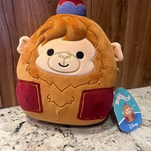 Disney Squishmallow Abu Plush - Brown and Red